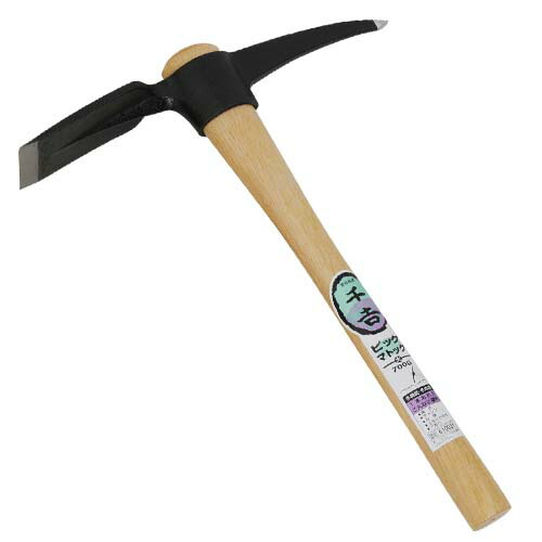 千吉 ピックマトック 大 700G 土 起こし 鍬 くわ クワ ジョレン ツルハシ つるはし 農耕 開墾 ガーデニング 農業 庭園 畑 家庭菜園 土工農具 作業 グッズ 用品 用具 器具 道具 アイテム ホームセンター 4,675円