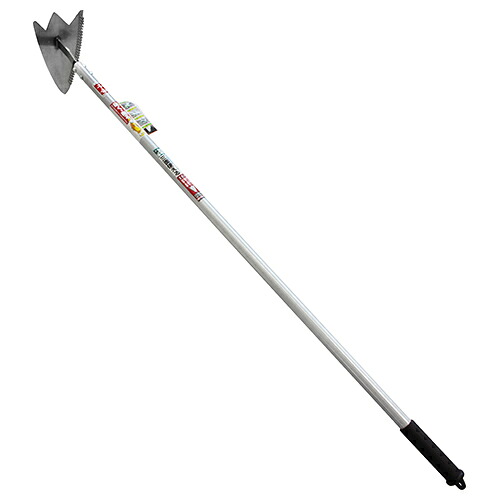 千吉 アルミ柄 マルチ三角ホー 1200mm 藤原産業 園芸用品 除草 草取り 草抜き 刈り取り 雑草 デルタホー 鍬 立鎌 立ったまま 雑草対策 ガーデン 庭 ガーデニング 畑 家庭菜園 農業 庭園 造園 作業 用具 道具 器具 ツール 便利グッズ アイテム ホームセンター
