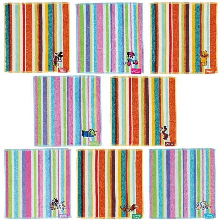 【送料無料】 ディズニー ミニタオル タオルハンカチ 高級 タオル ハンカチ 綿100％ ポケットタオル ウォッシュタオル ハンドタオル 上質 良質 DISNEY ミッキー ミニー プー チップ わんちゃん トイストーリー ダンボ かわいい おしゃれ画像