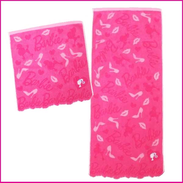 barbie towel set