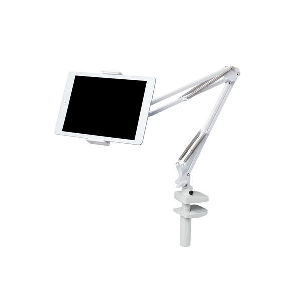 エレコム タブレット用スタンド Zアーム型スタンド ホワイト TB-DSZARMWHN(メーカー直送)
