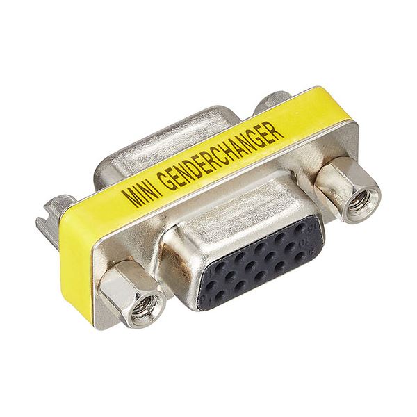 (まとめ)変換名人 VGA(メス)&rarr;VGA(メス)中継 VGAB-VGABN【&times;20セット】(メーカー直送)｜ZAKKA-TOWN