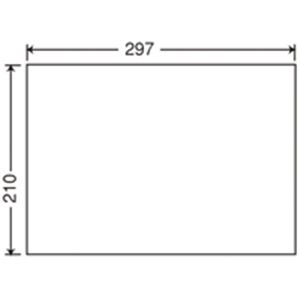 東洋印刷 ナナ コピー用ラベル C1Z A4／全面 500枚(メーカー直送)