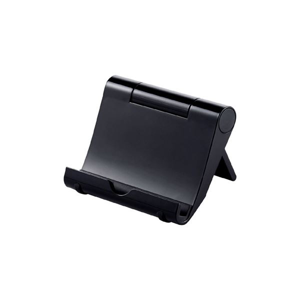 （まとめ）サンワサプライ iPadスタンド（ブラック） PDA-STN7BK【×2セット】(メーカー直送)