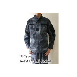 アメリカ警察 A-TAC S LE ナイト カモフラージュ リップストップ ジャケット M 迷彩 レプリカ ミリタリーウェア 軍モノ(メーカー直送)