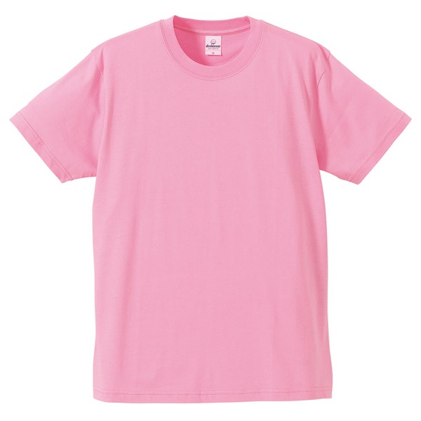 〔5枚セット〕 Tシャツ XLサイズ ピンク 綿100％ 耐久性 半袖 tシャツ ティーシャツ ティシャツ トップス 衣類(メーカー直送)