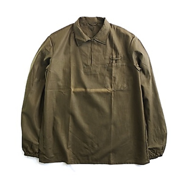 チェコ軍 放出 プルオーバー ブラウン ジャケット L相当 綿 未使用 デッドストック ミリタリーウェア ミリタリージャケット(メーカー直送)