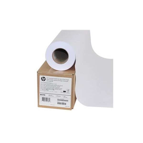 (まとめ）HP 標準尺度速乾燥した半光輝映し絵質問用紙24in渦状文 610mm×30m Q6579A 1本【×3書き割り】(製造会社直送)