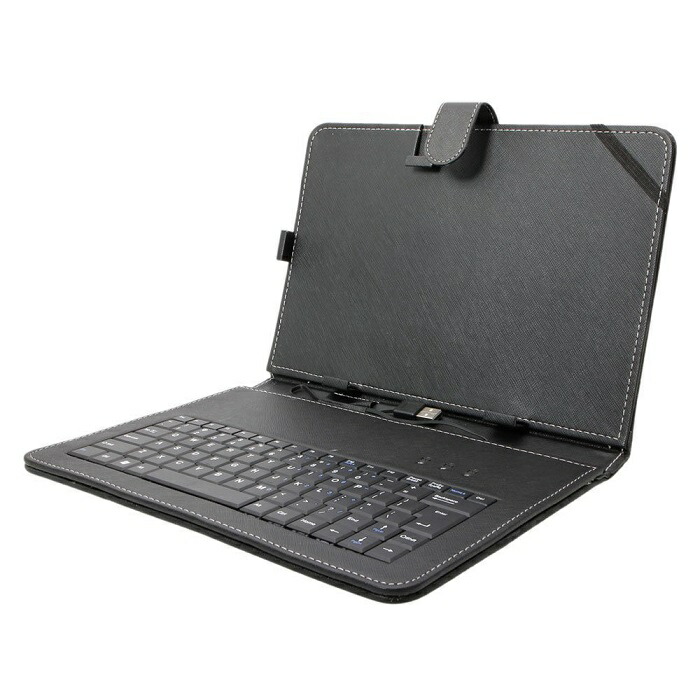 【楽天市場】10インチ タブレット ケース 端子がUSB USBキーボード付き スタンド機能つき 10inch Android端末向け PU