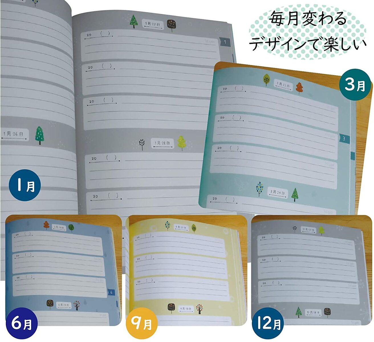 在庫限り 日記帳 ３年日記 ノートライフ 日記 かわいい 3年 ノート 日誌 手帳 連用日記 1年 5年 育児日記 交換日記 3年連用 ダイアリー ベビーダイアリー スケジュール 帳 22年 Newschoolhistories Org