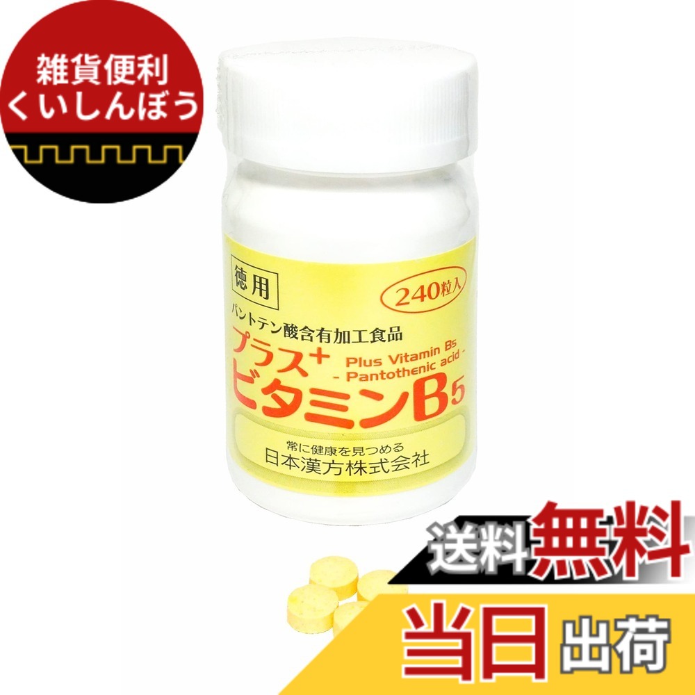 【送料無料】日本漢方 プラスビタミンB5 徳用 240粒入 サイズ:240個 (x 1)