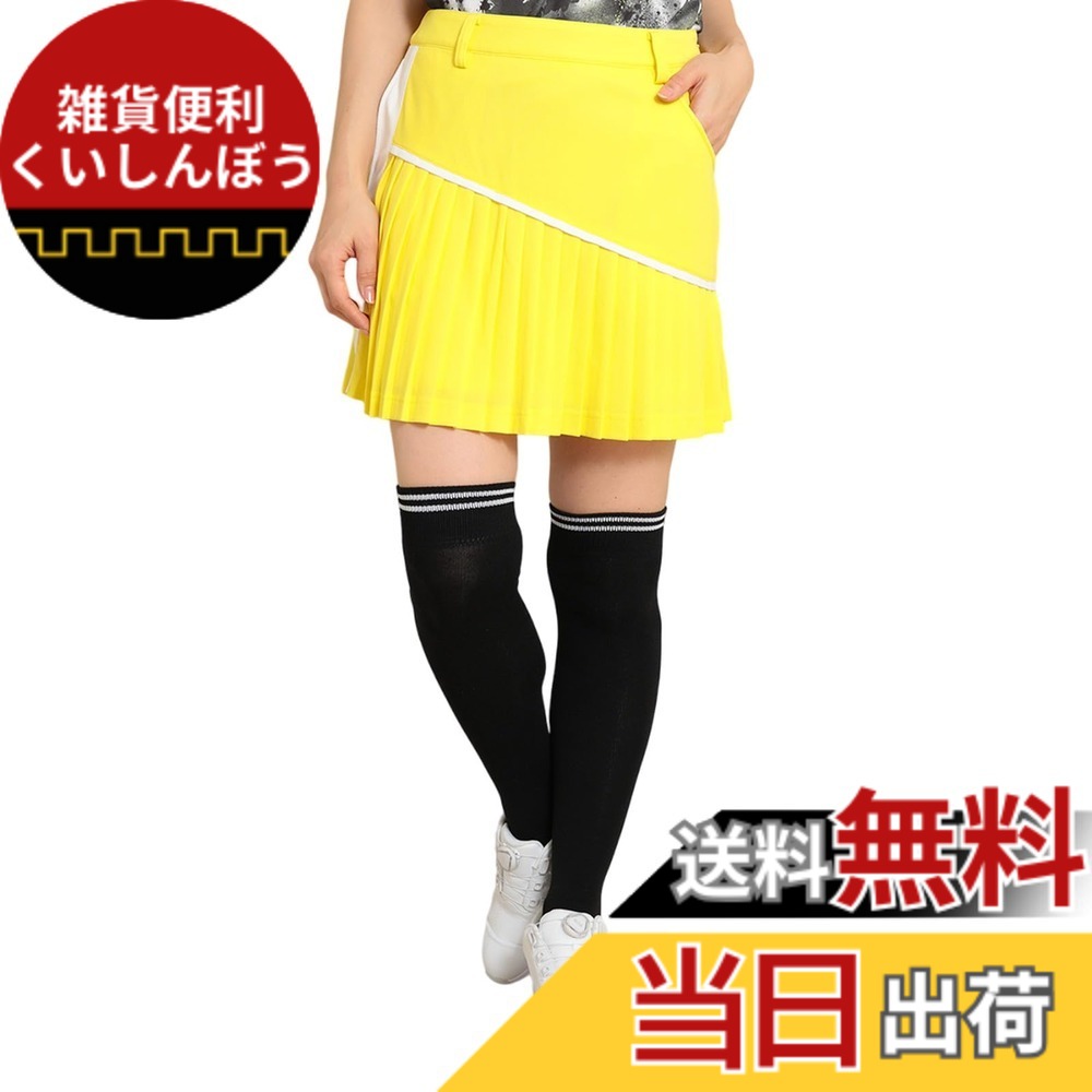 【貨物輸送無料】Callaway(キャロウェイ) レディース スコート(筋目操作手順・水速乾燥状態) / ゴルフ / C24128208レディース 色：1060_黄色、大きさ：SS