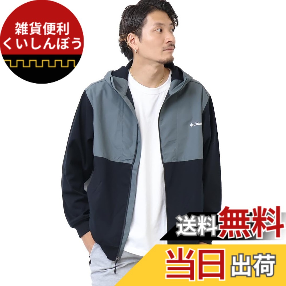 【貨物輸送無料】[コロンビア] ウィルキンソン コーブフーディ PM0539 メンズ 色：黒いこと、大きさ：S