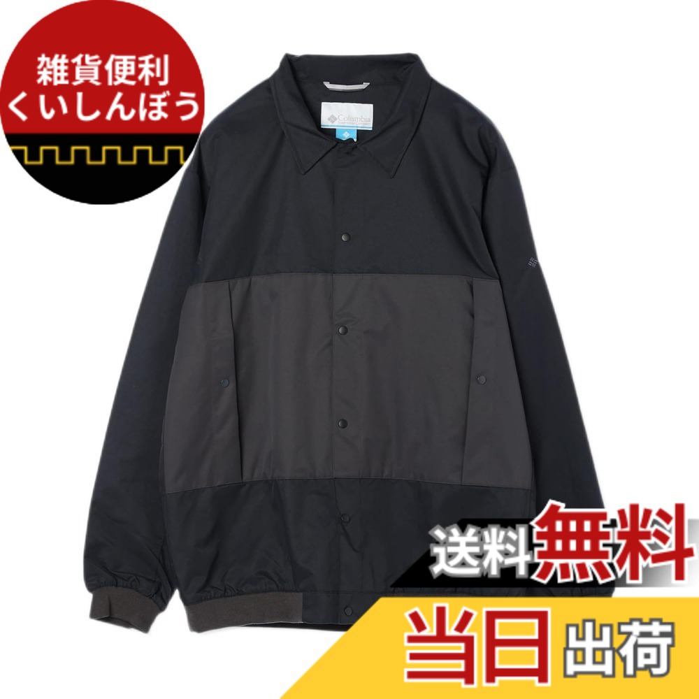 【貨物輸送無料】[コロンビア] アウトドア 上衣 メンズ キングストンループコーチジャケット Kingston Loop Coach Jacket PM0394 010 Ｂｌａｃｋ 色：Ｂｌａｃｋ、大きさ：M