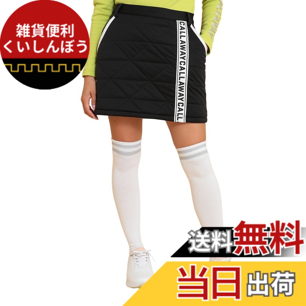 【貨物輸送無料】[キャロウェイ] レディース スコート(はやりっ子伸ばすこと:撥水溶性・透湿性・防風性) / ゴルフ / C24228209レディース 色：1010_黒いこと、大きさ：LL