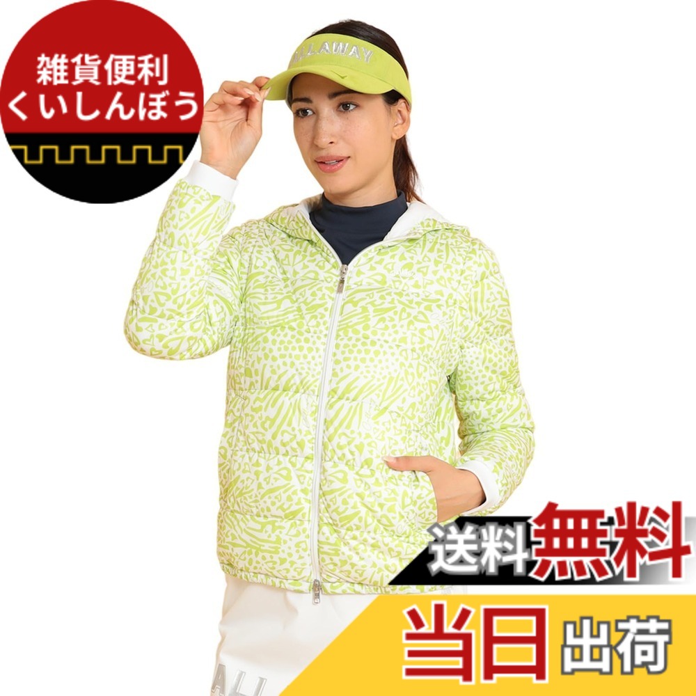 【貨物輸送無料】Callaway(キャロウェイ) レディース 中綿 2WAY フルジップブルゾン(はやりっ子伸ばすこと:撥水溶性・透湿性・防風性) / ゴルフ アウター / C24215204レディース 色：1130_ライトグリーン、大きさ：S
