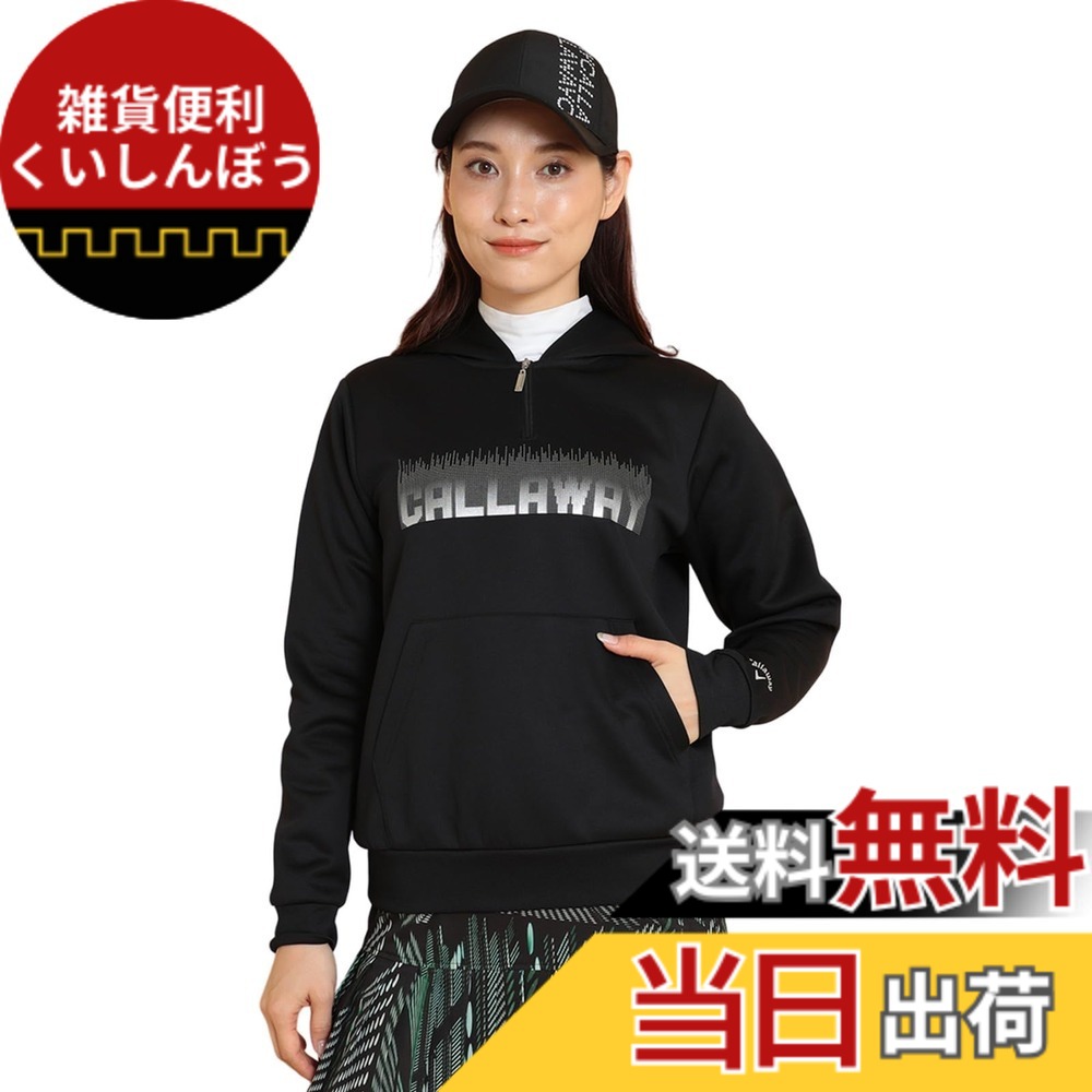 【送料無料】Callaway(キャロウェイ) レディース フルジップスウェット(エニタイムスウェット) / ゴルフ / C24217200レディース 色：1010_ブラック、サイズ：S