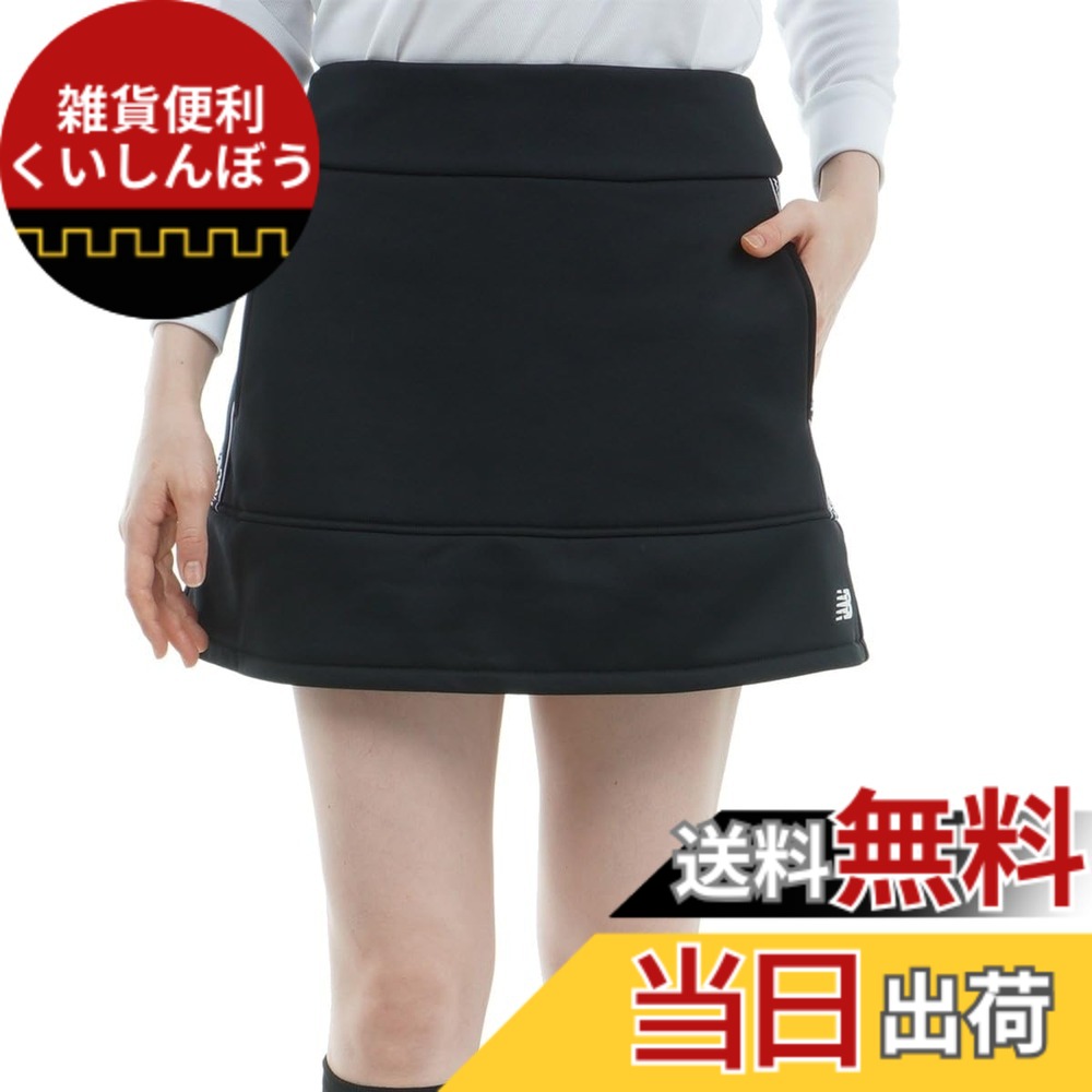 【送料無料】[ニューバランス] ゴルフ スウェットスカート (ストレッチ性) / レディース / 012-4234509 色：010_ブラック、サイズ：0