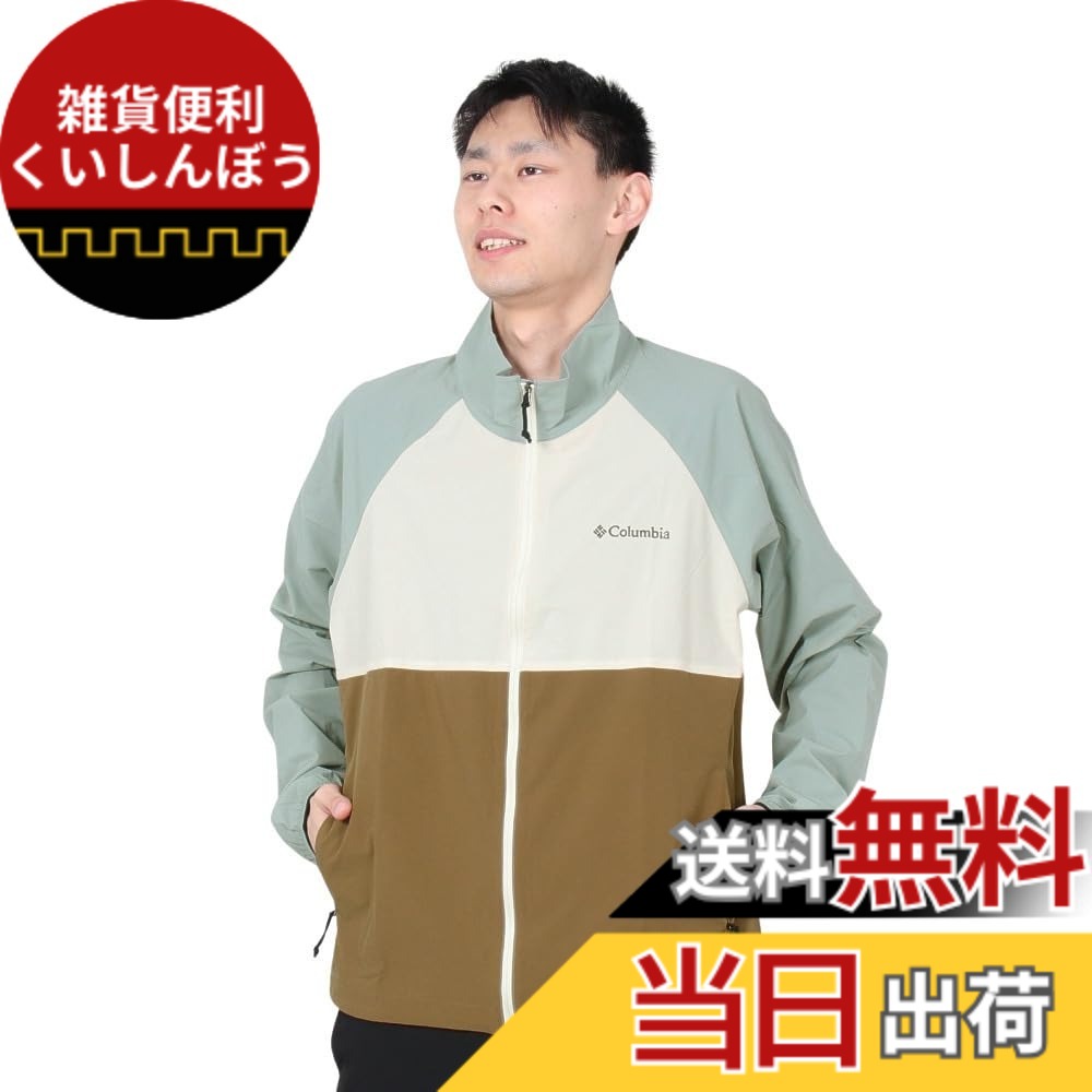 【貨物輸送無料】[コロンビア] 悦ばせる 山岳生命現象 ソフトシェルジャケット PM0198 メンズ 色：Niagra、大きさ：M