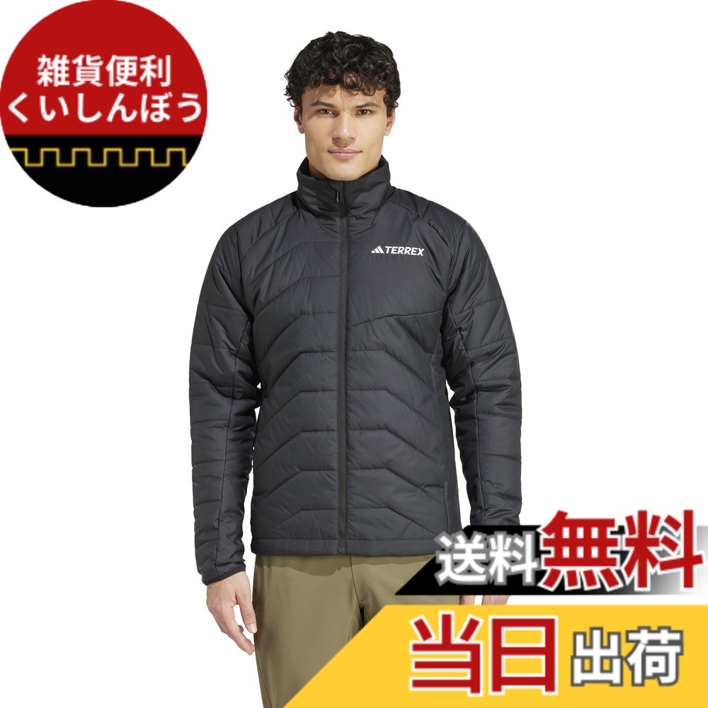 【貨物輸送無料】adidas(アディダス) 上衣テレタイプ マルチシンセティック インサレーテッドジャケット JMS25メンズ 色：黒いこと(IM7689)、大きさ：M