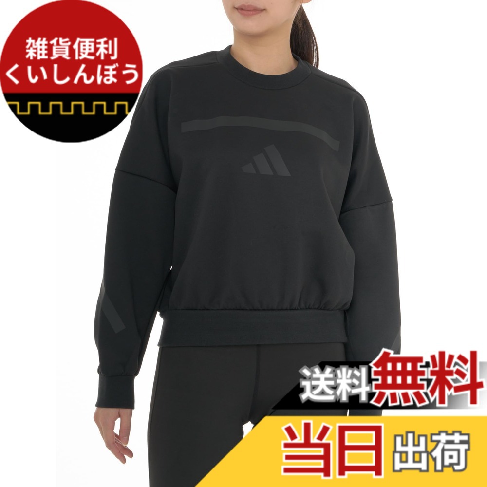 【送料無料】[アディダス] スウェット Z.N.E. スウェットシャツ KTJ85 レディース 色：ブラック(JE7855)、サイズ：L