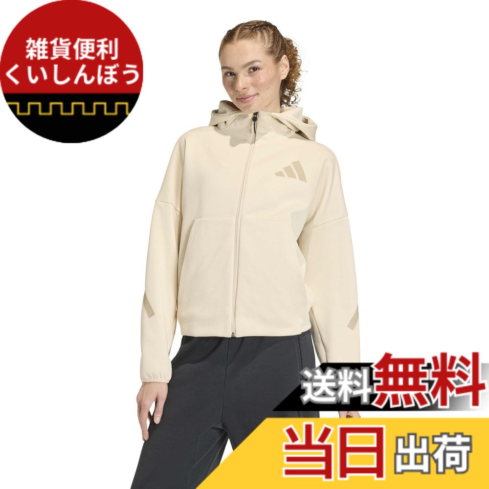 【送料無料】adidas(アディダス) スウェット パーカーアディダス Z.N.E. フルジップパーカー KTJ91レディース 色:クリスタルリネン (KE4746)、サイズ:4L|雑貨便利くいしんぼう