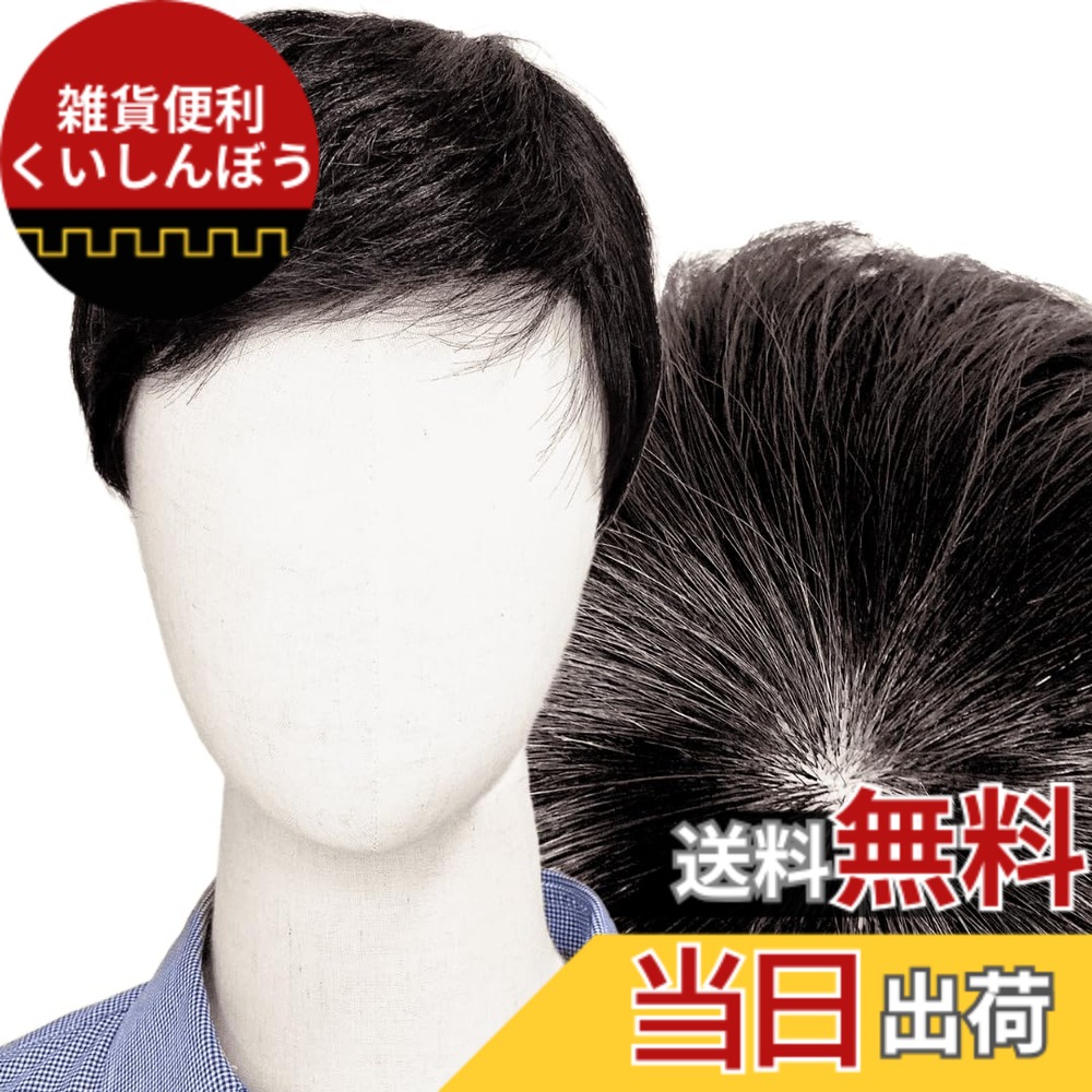 【送料無料】Luce brillare ウィッグ 白髪 白髪かつら 医療用 フルウィッグ ショート グレイヘア 高齢者 中高年 シニア ウルフ ボブ 耐熱 レディース 人工毛 ミセス つむじ かつら シルバー 女装 自然 コス 色：ナチュラルブラック、サイズ：人毛mix(ノーブルショートM)