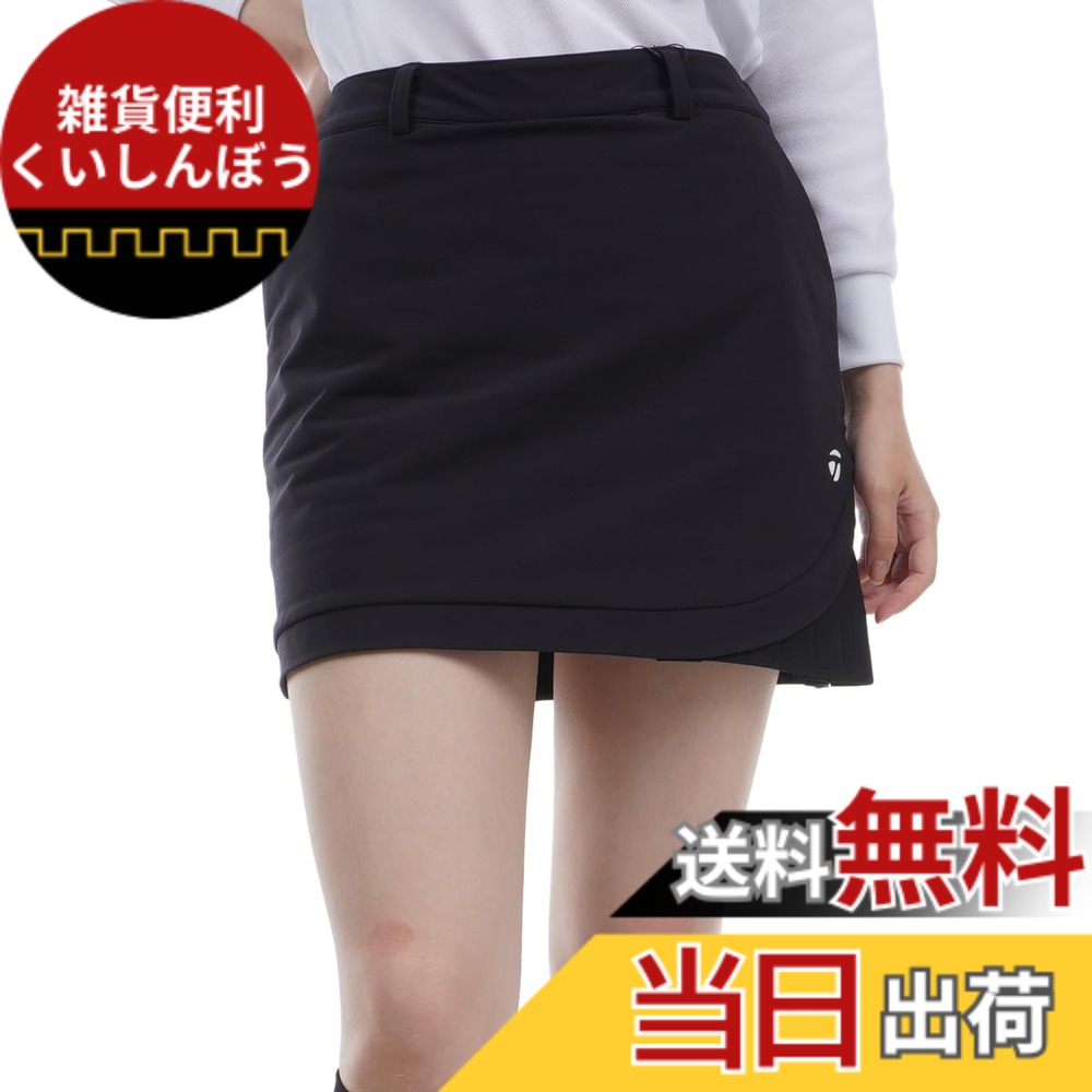 【貨物輸送無料】仕立て屋御手伝いさん(TAYLOR MADE) ストームフリースプリーツスコート 黒いこと 大きさS スカート レディース 23FW TL121