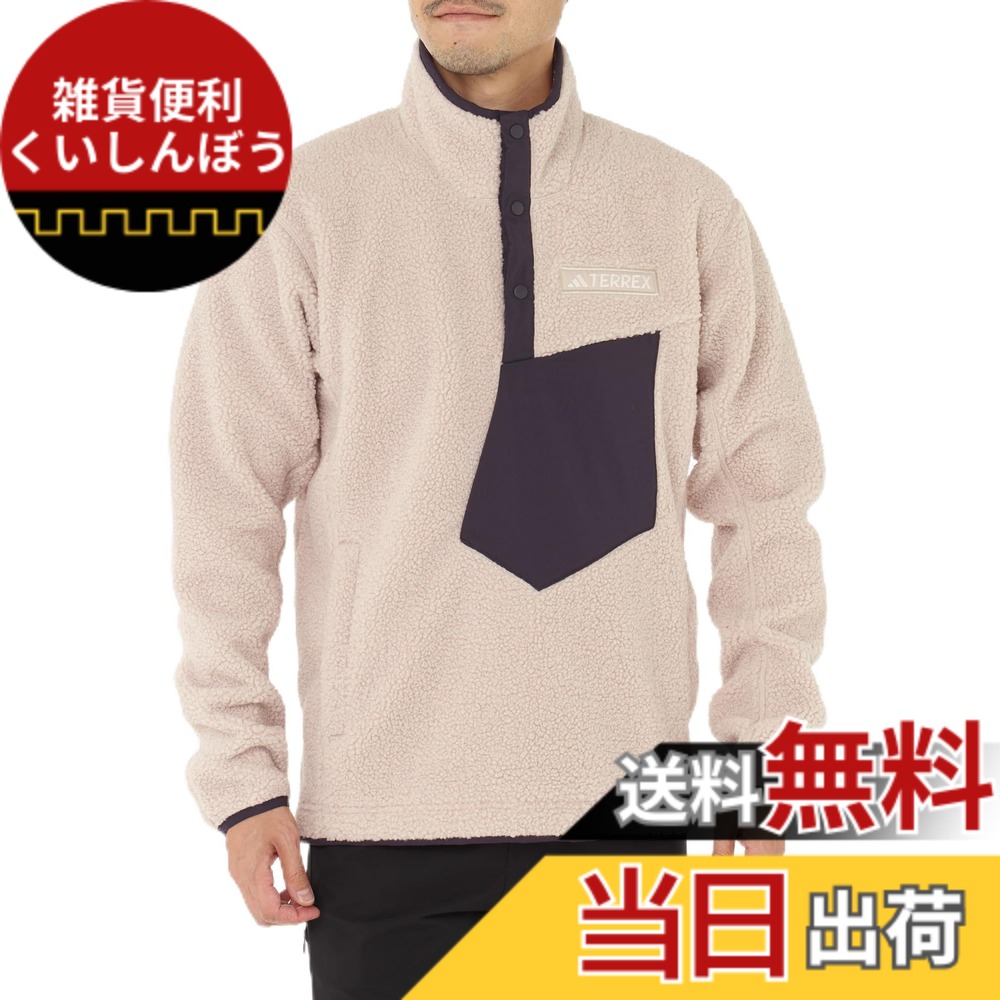 【送料無料】アディダス フリース テレックス XPL PILE SNAP ジャケット メンズ JOJ34 ワンダーベージュ (IW0233) L｜雑貨便利くいしんぼう