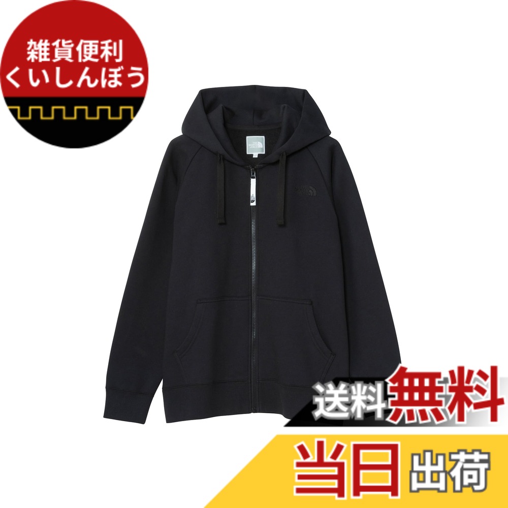 【送料無料】[ザ・ノース・フェイス] パーカー スウェット Rearview Full Zip Hoodie ブラック2 XL｜雑貨便利くいしんぼう