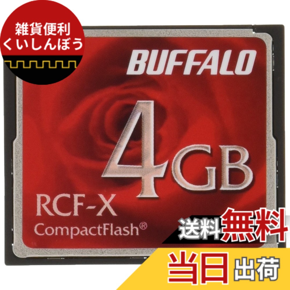 【貨物輸送無料】緩衝装置置き目 BUFFALO パウダーコンパクト閃光電球4GB RCF-X4G