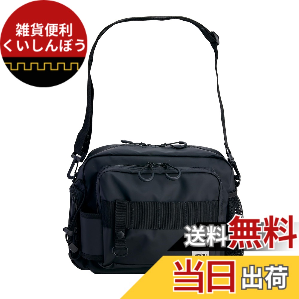 【送料無料】AbuGarcia (アブガルシア) アングラーヒップバッグ Lサイズ コーティングブラック