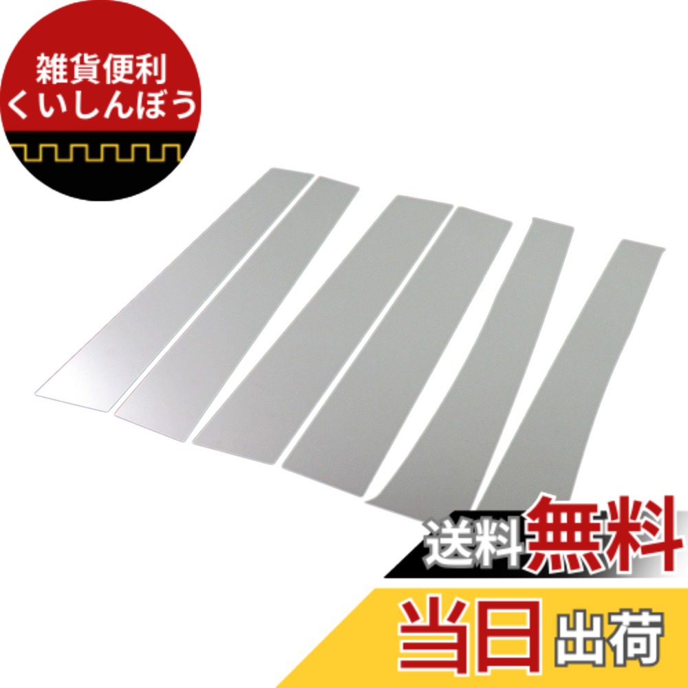 【送料無料】BRIGHTZ MPV LW系 超鏡面ステンレスメッキピラーパネル バイザー無用 6PC 【 PIL-SIL-031 】 47580