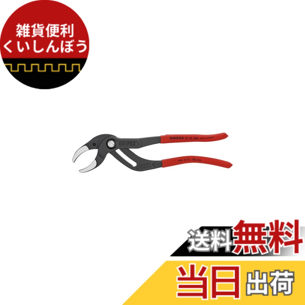 【貨物輸送無料】クニペックス KNIPEX 8101-250 配管ペンチ(SB)