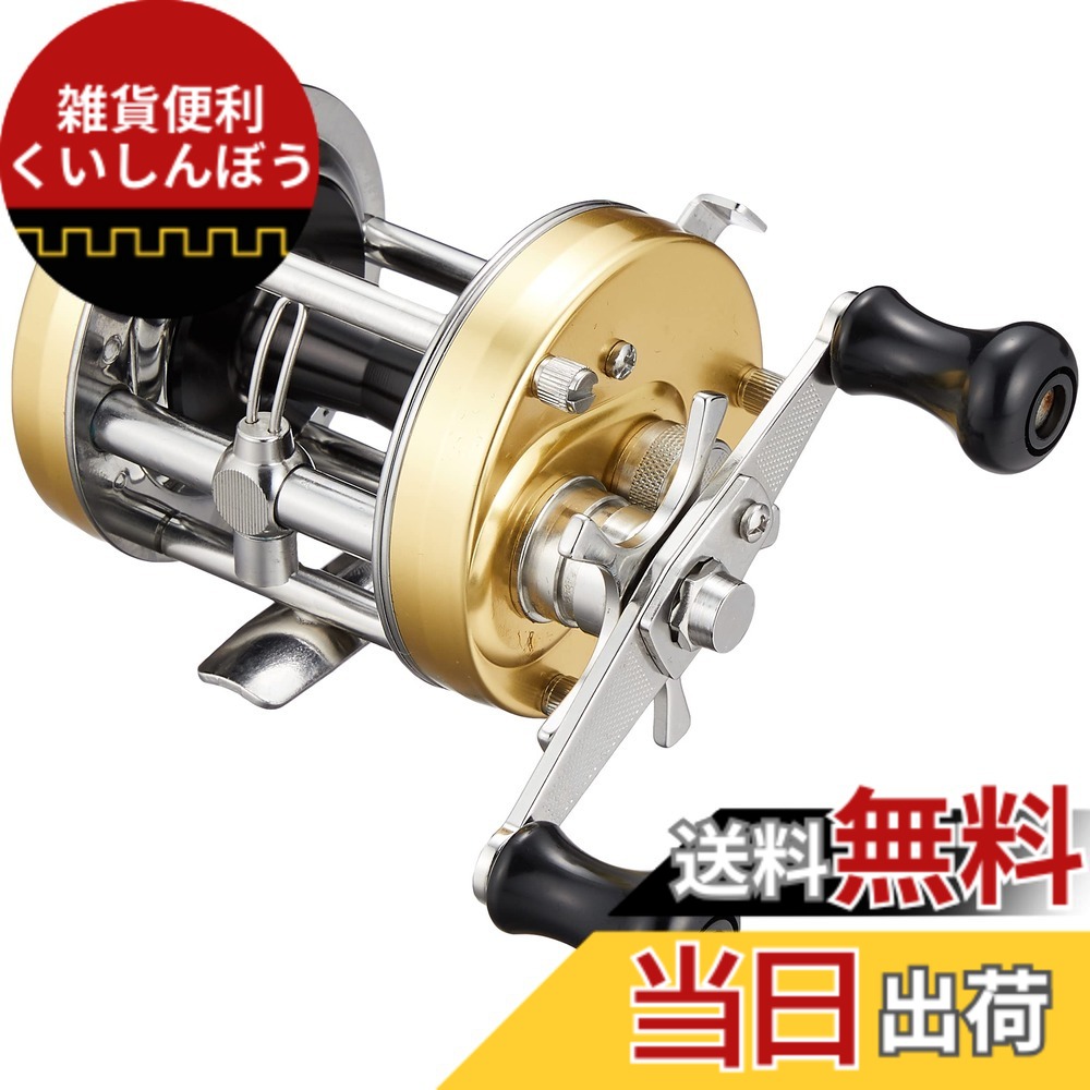 【送料無料】AbuGarcia (アブガルシア) アンバサダー (Ambassadeur) 6501CS ロケット シャンパンゴールド 左巻き ダブルハンドル バス ライギョ ナマズ トップウォーター丸形リール｜雑貨便利くいしんぼう
