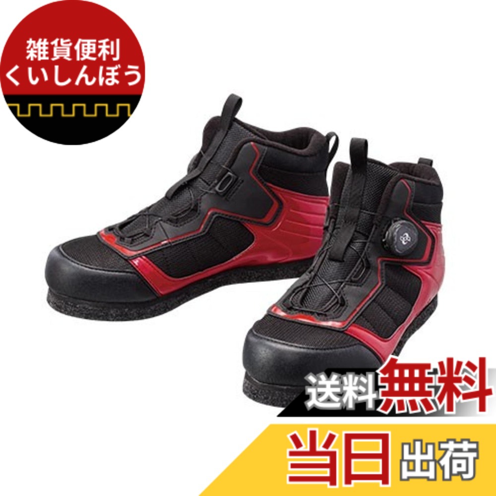 【貨物輸送無料】シマノ(SHIMANO) カットラバーピンフェルトフィットシューズ LT FS-041Q 赤いこと 27.0