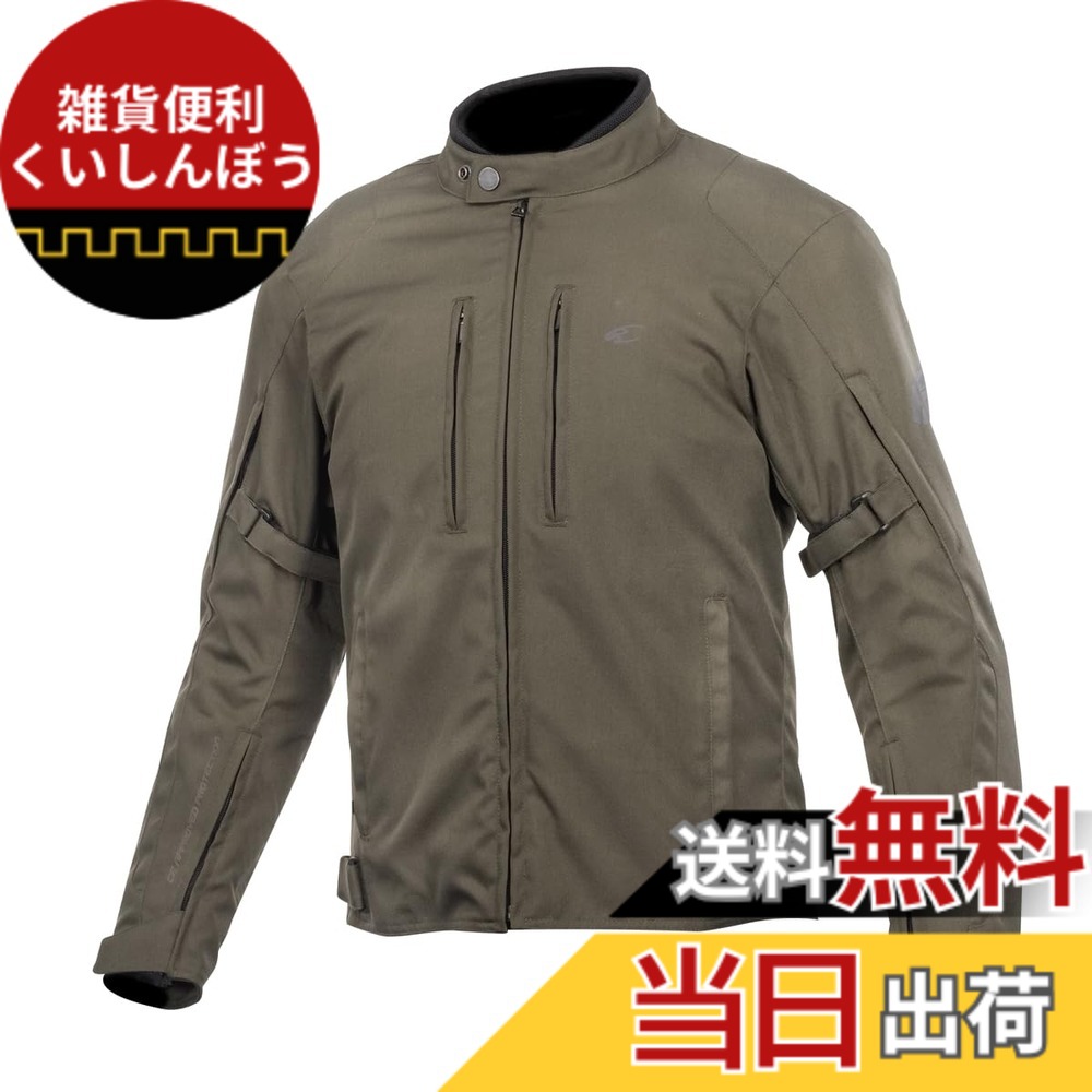 【送料無料】[KOMINE] バイク用 ジャケット プロテクトウィンタージャケット JK-603 1289 秋冬春向け 防水 防寒 CE規格 プロテクター 07-603 メンズ オリーブ L