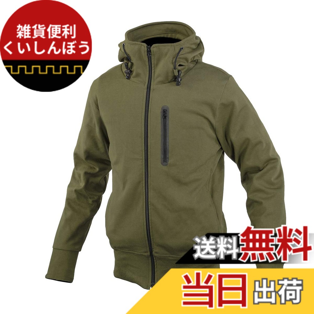 【送料無料】コミネ(KOMINE) バイク用 ジャケット JK-604 プロテクトKVパーカ Olive WL