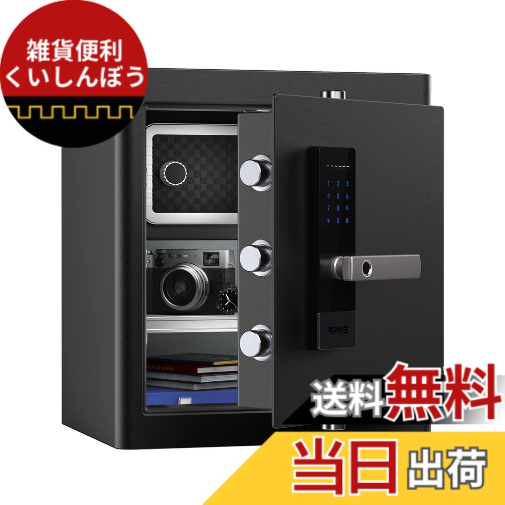 【貨物輸送無料】RPNB 御金蔵 防犯御金蔵 庫入れ庫 かっこ良い手当たり映写幕物音見せびらかすセーフ 二重言いきかせる 取りはずし能力のあるな棚 まさかの時手当たり2本 身寄り用 事務室 旅人宿 45L