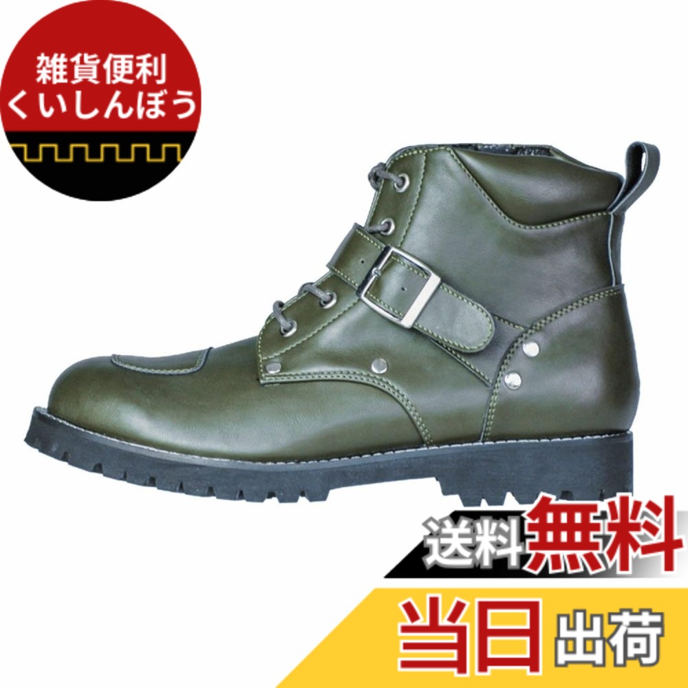 【送料無料】[南海部品] バイクブーツ NTB-38 オリーブ