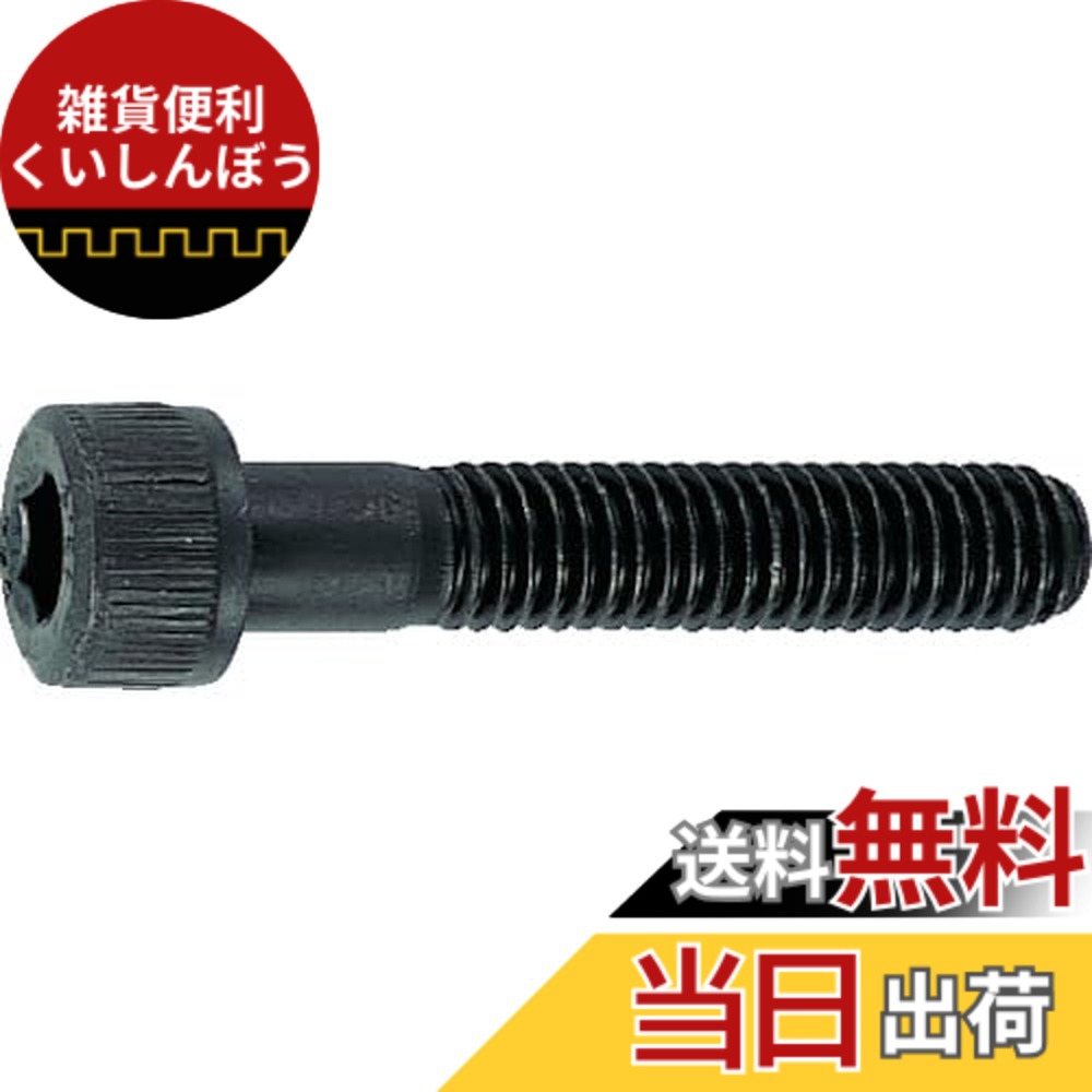【貨物輸送無料】トラスコ中山(TRUSCO) 六角穴付雄捻子 半螺旋釘 B300555 黒染め M5x55 19本入 x 10容器に並べる 【入れもの売りわたす】