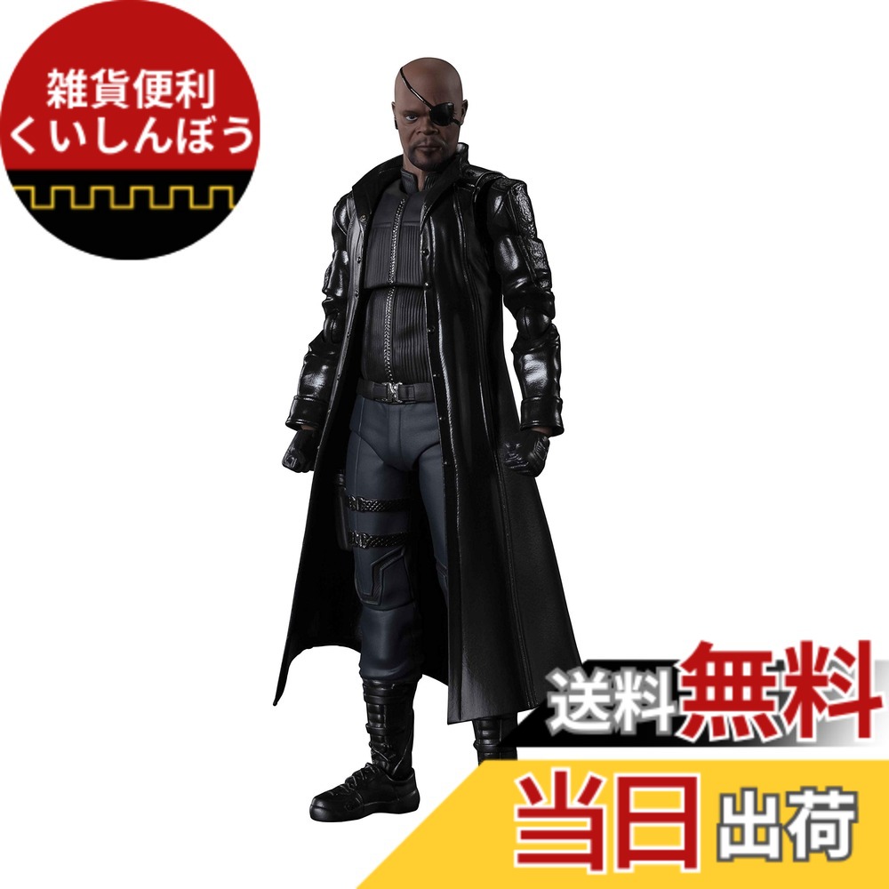 【送料無料】TAMASHII NATIONS S.H.フィギュアーツ アベンジャーズ ニック・フューリー 約155mm PVC・ABS製 塗装済み可動フィギュア 色：ブラック///ホワイト｜雑貨便利くいしんぼう