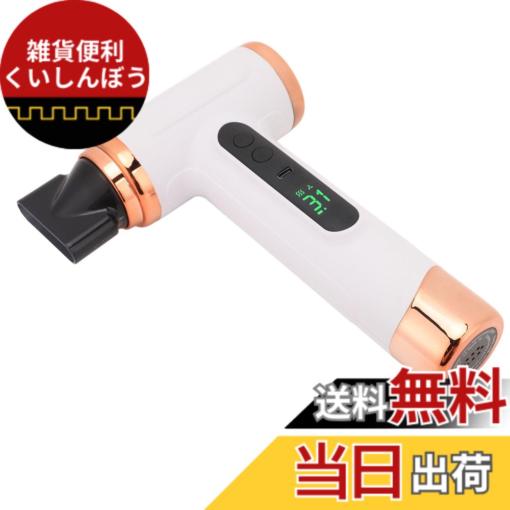 【貨物輸送無料】申し受ける式コードレスヘアドライヤー、15600mAh 200Wハイパワーコードレス速乾ヘアブロワー、蓄電池式ポータブルヘアドライヤー、旅する、住み家寮用 (白)