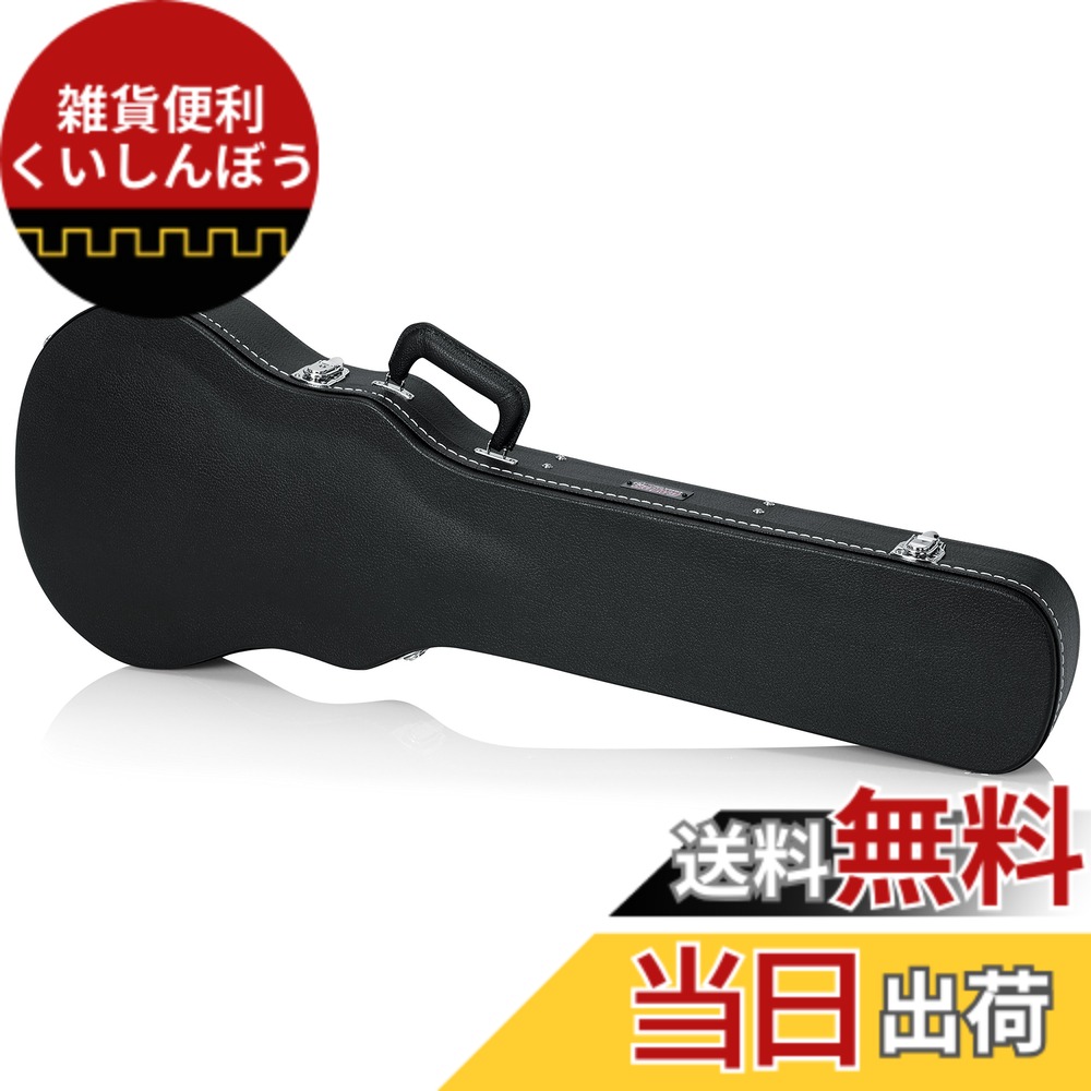 【送料無料】GATOR ゲーター エレキギター用 ハードケース Deluxe Wood Series 木製 GW-ELEC 【国内正規品】 色：ブラック