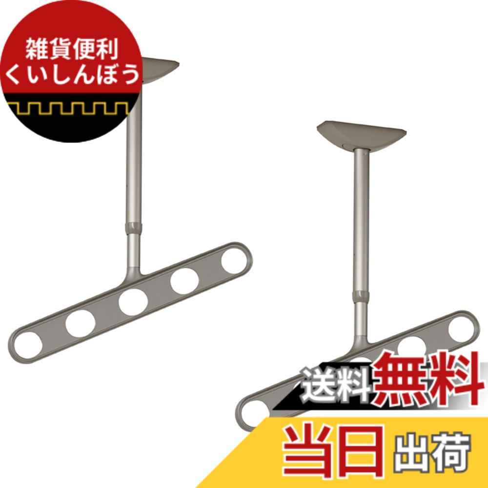 【送料無料】川口技研 軒天用物干し ホスクリーンZA/ZAN型 色：ステンカラー、サイズ：56cm~70cm
