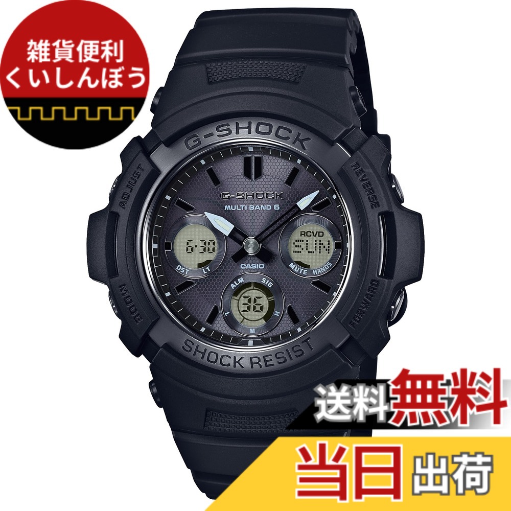 【貨物輸送無料】[カシオ] ウォッチ ジーショック 【国内置き目品】AWG-M100 脂ダンス楽隊 色：オール黒いこと、大きさ：1個