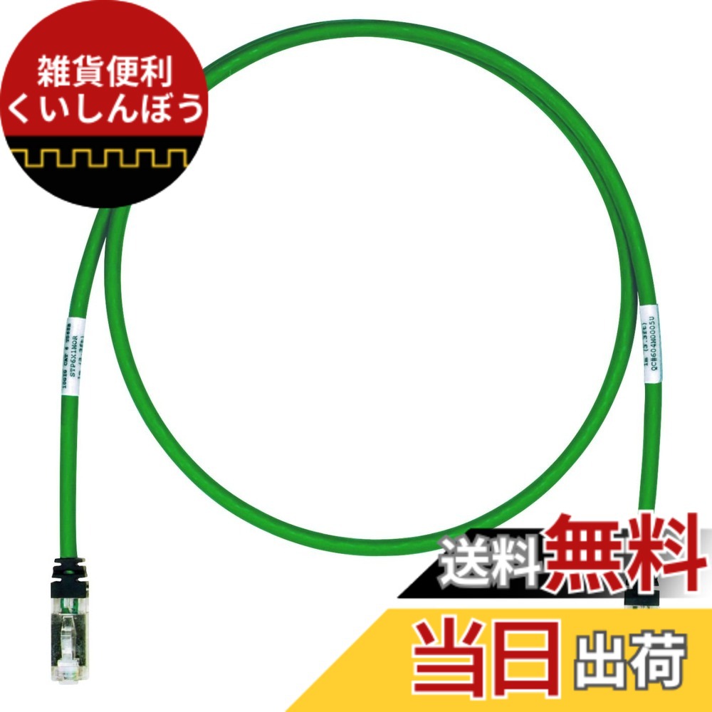 【貨物輸送無料】パンドウイット 遮蔽物 ローカルエリアネットワーク有線テレビ CAT6A 労働者階級遣りくち 各色 STP6X 色：緑、大きさ：15m