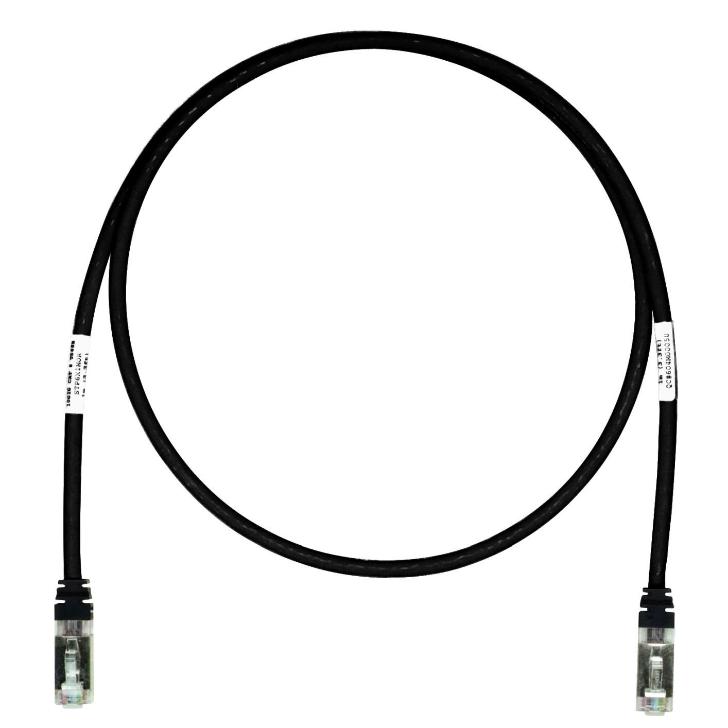【貨物輸送無料】パンドウイット 遮蔽物 ローカルエリアネットワーク有線テレビ CAT6A 労働者階級遣りくち 各色 STP6X 色：黒、大きさ：15m