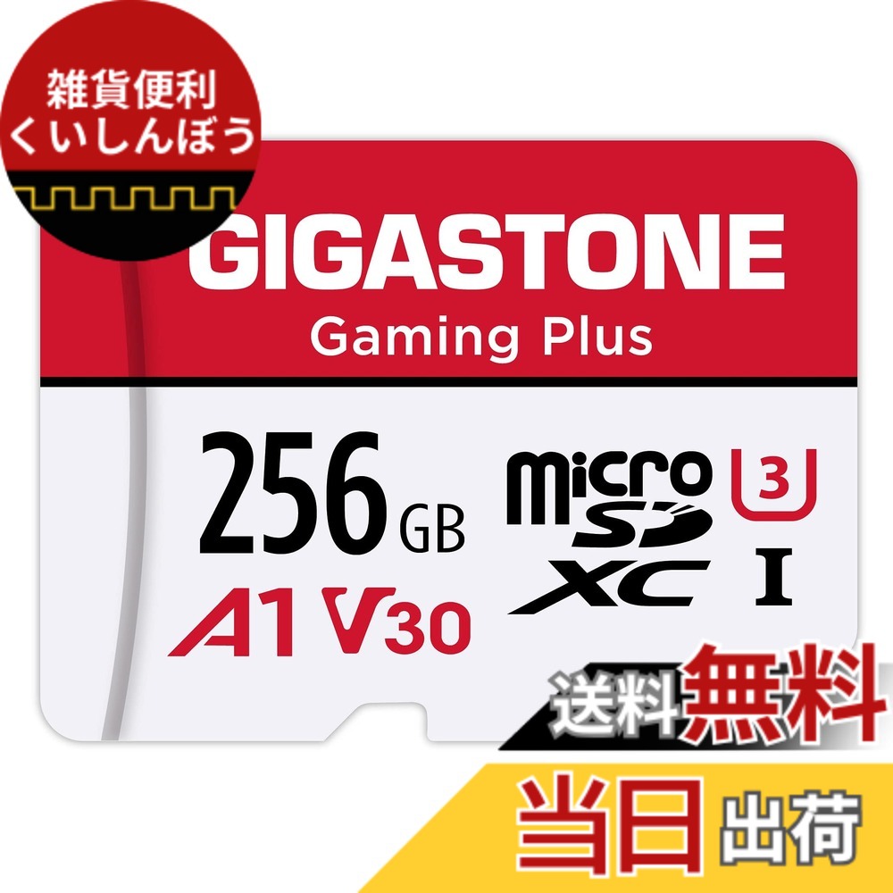 【貨物輸送無料】GIGASTONE マイクロsd歌留多 256-2-1 Core Group 色：256GB Gaming Plus 1枚仕掛ける
