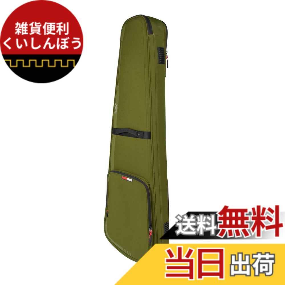 【送料無料】Gator Cases ゲーター ギグバッグ エレキベース用 ジャズベース/プレシジョンベースタイプ対応 ナイロン製 色:グリーン、サイズ:中型|雑貨便利くいしんぼう